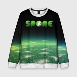 Детский свитшот 3D Spore Green спор