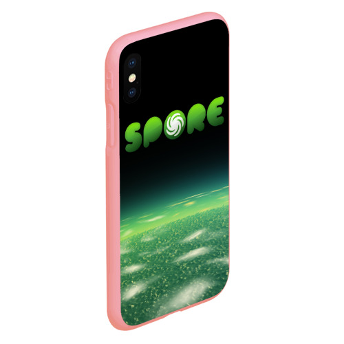 Чехол для iPhone XS Max матовый Spore Green спор, цвет баблгам - фото 3