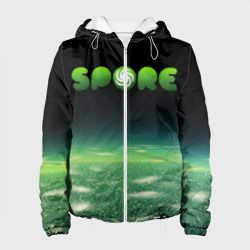 Женская куртка 3D Spore Green спор