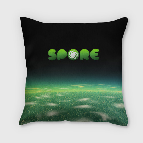 Подушка 3D Spore Green спор