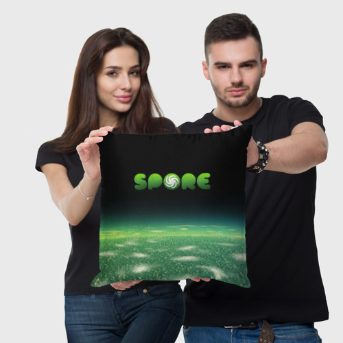 Подушка 3D Spore Green спор - фото 3