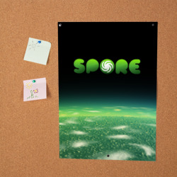 Постер Spore Green спор - фото 2