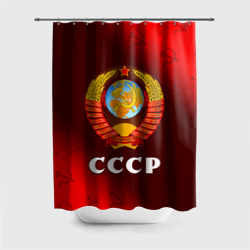 Штора 3D для ванной СССР USSR