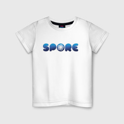 Детская футболка хлопок Spore Logo Blue