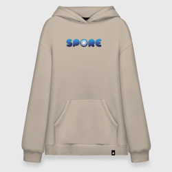 Худи SuperOversize хлопок Spore Logo Blue