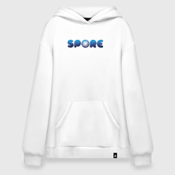 Худи SuperOversize хлопок Spore Logo Blue