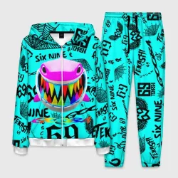 Мужской костюм 3D 6ix9ine