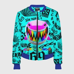 Женский бомбер 3D 6ix9ine