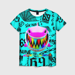 Женская футболка 3D 6ix9ine