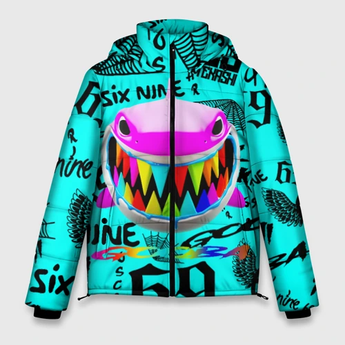 Мужская зимняя куртка 3D 6ix9ine