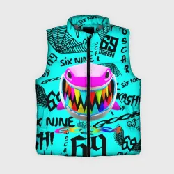 Женский жилет утепленный 3D 6ix9ine