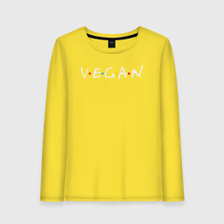 Женский лонгслив хлопок Vegan