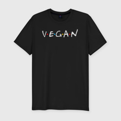 Мужская футболка хлопок Slim Vegan