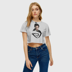 Женская футболка Crop-top 3D Настоящий детектив Растин Коул - фото 2