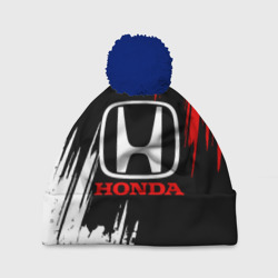 Шапка 3D c помпоном Honda