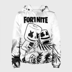 Женская куртка 3D Fortnite Marshmello