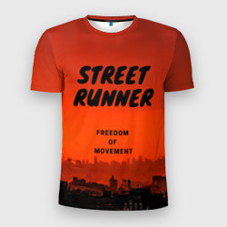 Мужская футболка 3D Slim Street runner