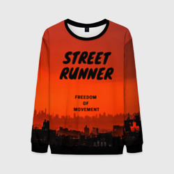 Мужской свитшот 3D Street runner