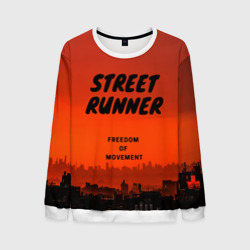 Мужской свитшот 3D Street runner