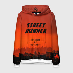 Мужская толстовка 3D Street runner