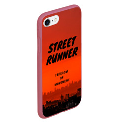 Чехол для iPhone 7/8 матовый Street runner - фото 2