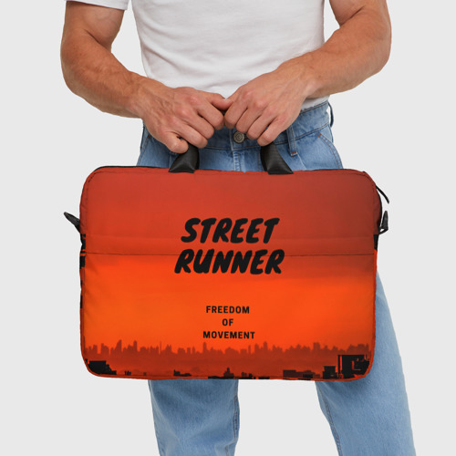 Сумка для ноутбука 3D Street runner, цвет 3D печать - фото 5