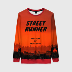 Женский свитшот 3D Street runner