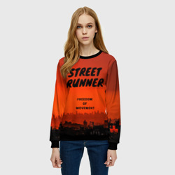 Женский свитшот 3D Street runner - фото 2