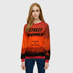 Женский свитшот 3D Street runner - фото 2