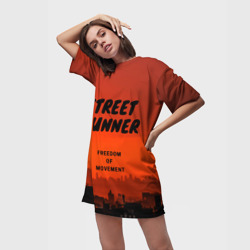 Платье-футболка 3D Street runner - фото 2