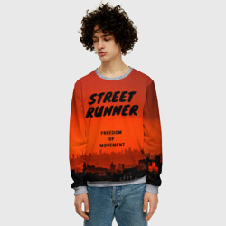 Мужской свитшот 3D Street runner - фото 2