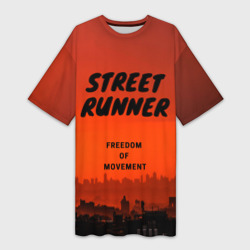 Платье-футболка 3D Street runner