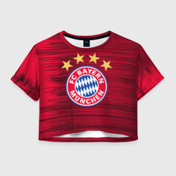 Женская футболка Crop-top 3D Bayern Munchen