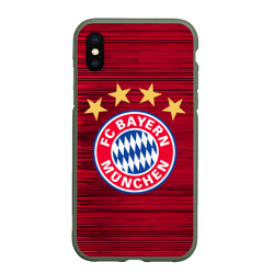 Чехол для iPhone XS Max матовый Bayern Munchen