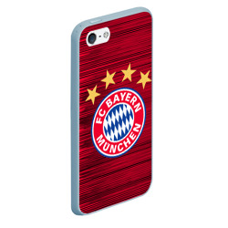 Чехол для iPhone 5/5S матовый Bayern Munchen - фото 2