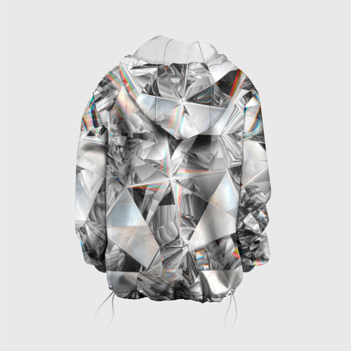 Детская куртка 3D Зеркальный калейдоскоп, цвет белый - фото 2