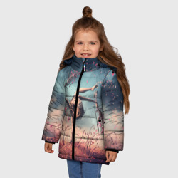 Зимняя куртка для девочек 3D Танец контемп - фото 2