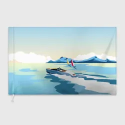 Флаг 3D Лето
