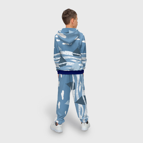 Детский костюм 3D Лето, цвет синий - фото 4