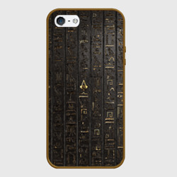 Чехол для iPhone 5/5S матовый Assassin`s Creed:origins