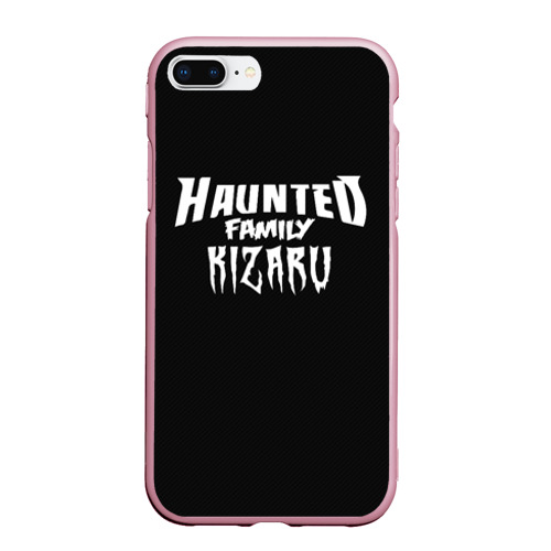 Чехол для iPhone 7Plus/8 Plus матовый KIZARU HAUNTED FAMILY, цвет розовый