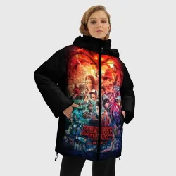 Женская зимняя куртка Oversize Очень странные дела 4 - фото 2