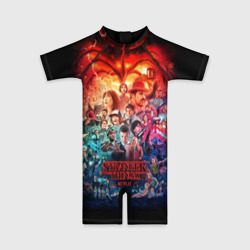 Детский купальный костюм 3D Очень странные дела 4