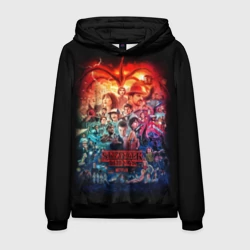 Мужская толстовка 3D Очень странные дела 4