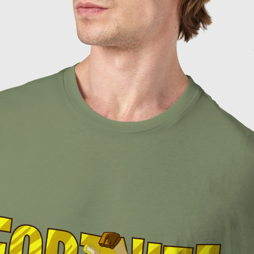 Мужская футболка хлопок с принтом Fortnite PEELY, фото #4