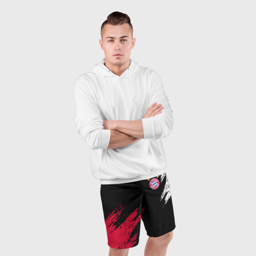 Мужские шорты спортивные Bayern Munchen, цвет 3D печать - фото 5