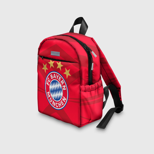 Детский рюкзак 3D с принтом Bayern Munchen, вид сбоку #3