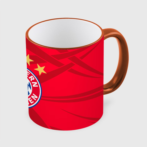 Кружка с полной запечаткой Bayern Munchen, цвет Кант оранжевый - фото 3