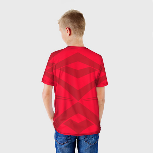 Детская футболка 3D с принтом Bayern Munchen, вид сзади #2