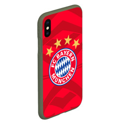 Чехол для iPhone XS Max матовый Bayern Munchen - фото 2